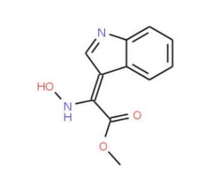 Hydroxyimino-(1H-indol-3-yl)-acetic acid methyl ester (CAS 113975-75-0) - chemical structure image