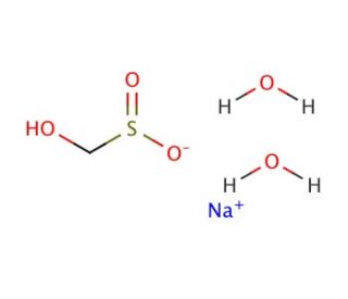 Hydroxymethanesulfinic acid monosodium salt dihydrate (CAS 6035-47-8) - chemical structure image