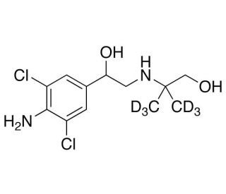 Hydroxymethyl Clenbuterol-d6 (CAS 1346601-00-0) - chemical structure image