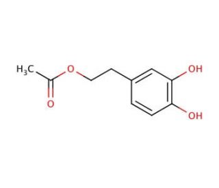 Hydroxytyrosol acetate (CAS 69039-02-7) - chemical structure image