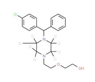 Hydroxyzine-d8 (CAS 68-88-2 (unlabeled)) - chemical structure image