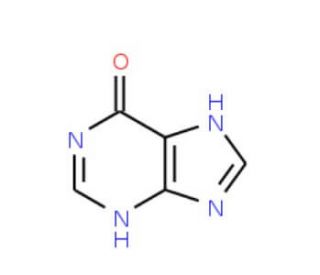 Hypoxanthine Labeled 15N2, 13C (CAS 68-94-0 (unlabeled)) - chemical structure image
