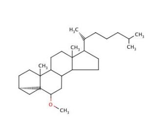 i-Cholesteryl methyl ether (CAS 2867-93-8) - chemical structure image