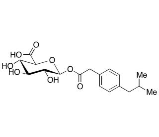 Ibufenac Acyl-&beta;-D-Glucuronide (CAS 164669-89-0) - chemical structure image
