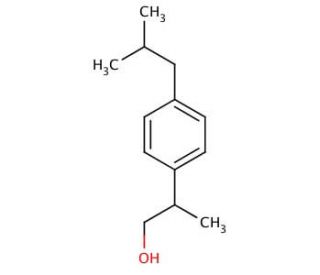 Ibuprofen Alcohol - chemical structure image