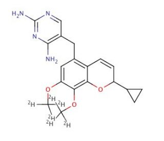 Iclaprim-d6 (CAS 1130072-57-9) - chemical structure image
