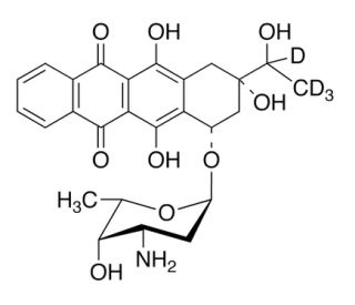Idarubicinol-d4 (Mixture of Diastereomers) - chemical structure image