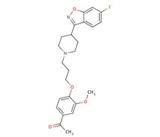 Iloperidone (CAS 133454-47-4) - chemical structure image