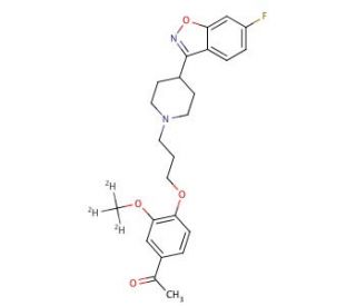 Iloperidone-d3 (CAS 1071167-49-1) - chemical structure image