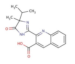 Imazaquin (CAS 81335-37-7) - chemical structure image
