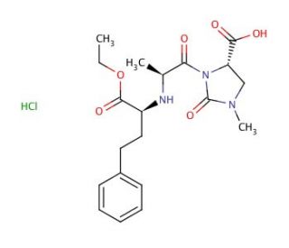 Imidapril hydrochloride (CAS 89371-37-9) - chemical structure image