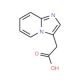 Imidazo[1,2-a]pyridin-3-ylacetic acid (CAS 17745-04-9) - chemical structure image