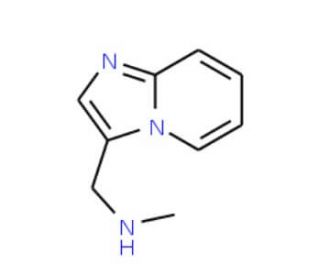 Imidazo[1,2-a]pyridin-3-ylmethyl-methylamine (CAS 885275-83-2) - chemical structure image
