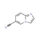 Imidazo[1,2-a]pyridine-6-carbonitrile (CAS 106850-34-4) - chemical structure image