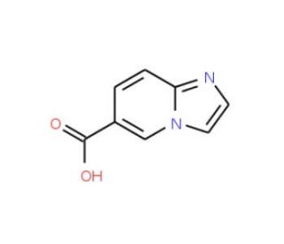 Imidazo[1,2-a]pyridine-6-carboxylic acid (CAS 139022-25-6) - chemical structure image