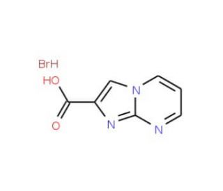 Imidazo[1,2-a]pyrimidine-2-carboxylic acid hydrobromide - chemical structure image