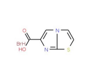Imidazo[2,1-b]thiazole-6-carboxylic acid hydrobromide - chemical structure image