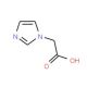 Imidazol-1-yl-acetic Acid-15N2,13C2 (CAS 1184983-00-3) - chemical structure image