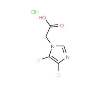 Imidazol-1-yl-acetic Acid-d2 Hydrochloride - chemical structure image