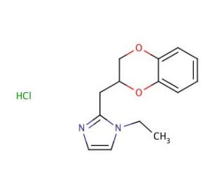 Imiloxan Hydrochloride (CAS 81167-22-8) - chemical structure image