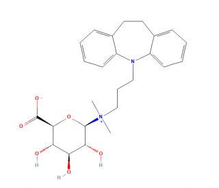 Imipramine N-&beta;-D-Glucuronide - chemical structure image