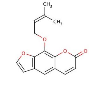 Imperatorin (CAS 482-44-0) - chemical structure image
