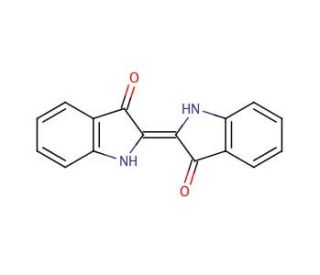 Indigo (CAS 482-89-3) - chemical structure image