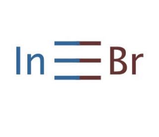 Indium(I) bromide (CAS 14280-53-6) - chemical structure image