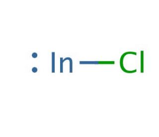 Indium(I) chloride (CAS 13465-10-6) - chemical structure image