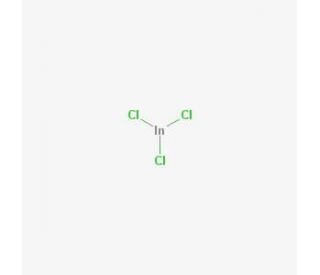 Indium(III) chloride (CAS 10025-82-8) - chemical structure image
