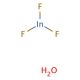 Indium(III) fluoride trihydrate (CAS 14166-78-0) - chemical structure image