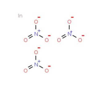 Indium Nitrate (CAS 13770-61-1) - chemical structure image