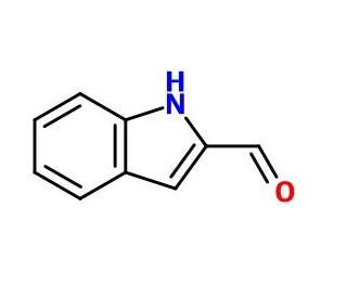 Indole-2-carboxaldehyde (CAS 19005-93-7) - chemical structure image
