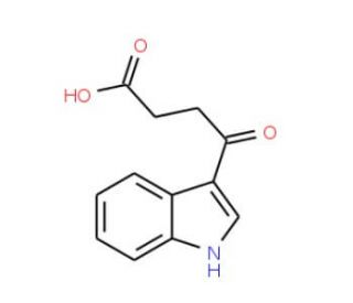 Indole-3-(4&prime;-oxo)butyric acid (CAS 835-45-0) - chemical structure image