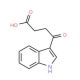 Indole-3-(4′-oxo)butyric acid (CAS 835-45-0) - chemical structure image