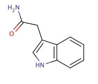 Indole-3-acetamide (CAS 879-37-8) - chemical structure image