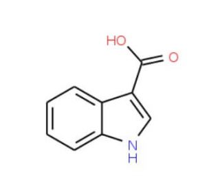 Indole-3-carboxylic acid (CAS 771-50-6) - chemical structure image