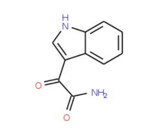 Indole-3-glyoxylamide (CAS 5548-10-7) - chemical structure image