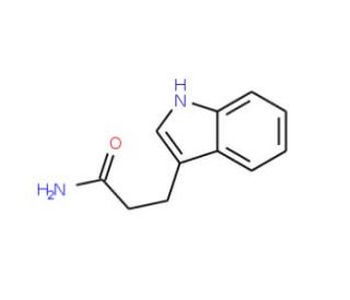 Indole-3-propionamide (CAS 5814-93-7) - chemical structure image