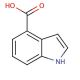 Indole-4-carboxylic acid (CAS 2124-55-2) - chemical structure image