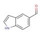 Indole-5-carboxaldehyde (CAS 1196-69-6) - chemical structure image