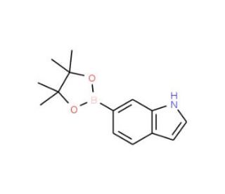 Indole-6-boronic acid, pinacol ester (CAS 642494-36-8) - chemical structure image