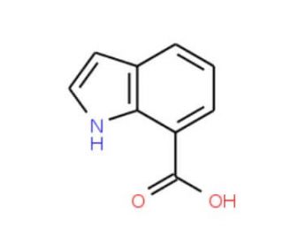 Indole-7-carboxylic acid (CAS 1670-83-3) - chemical structure image