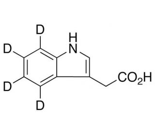 Indoleacetic Acid-d4 (CAS 76937-77-4) - chemical structure image