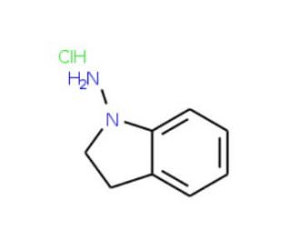Indolin-1-amine hydrochloride (CAS 92259-86-4) - chemical structure image