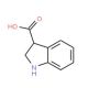 indoline-3-carboxylic acid (CAS 39891-70-8) - chemical structure image