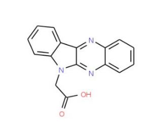 Indolo[2,3-b]quinoxalin-6-yl-acetic acid (CAS 25681-06-5) - chemical structure image
