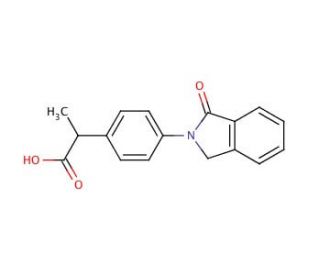 Indoprofen (CAS 31842-01-0) - chemical structure image