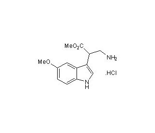 Indorenate hydrochloride (CAS 72318-55-9) - chemical structure image