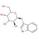 Indoxyl β-D-glucoside (CAS 487-60-5) - chemical structure image